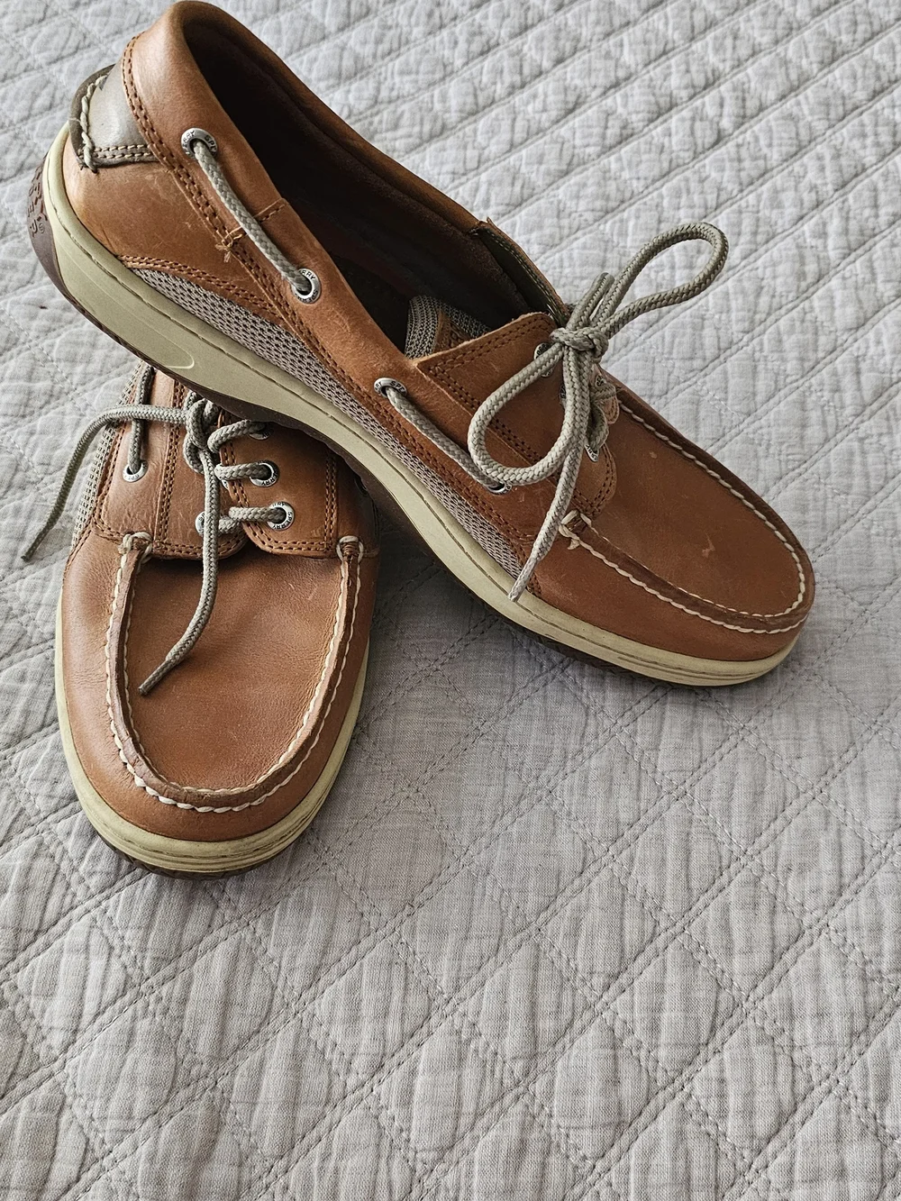 Sperry Classic Brown Leather Boat Shoes - Men's